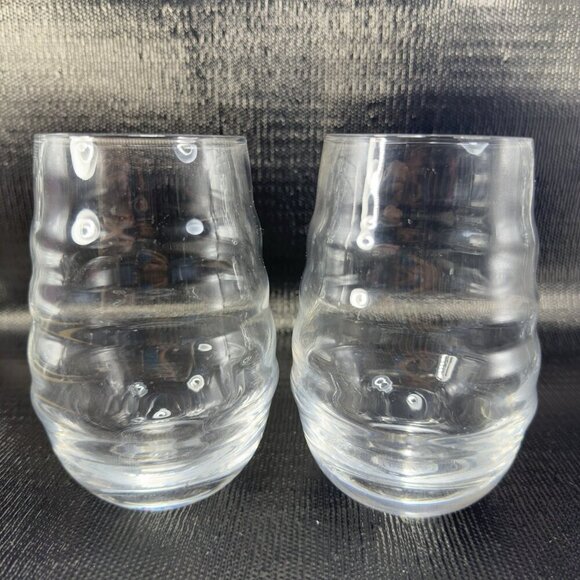 Portmeirion Sophie Conran Balloon Highball Glasses Heavy Set2 Glasses Cups Clear - Picture 1 of 10